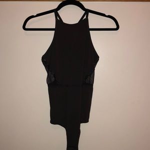 NEW Tahari Plum Bodysuit Size Small